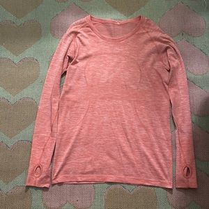 Pink/Orange Lululemon Swiftly Tech Size 12